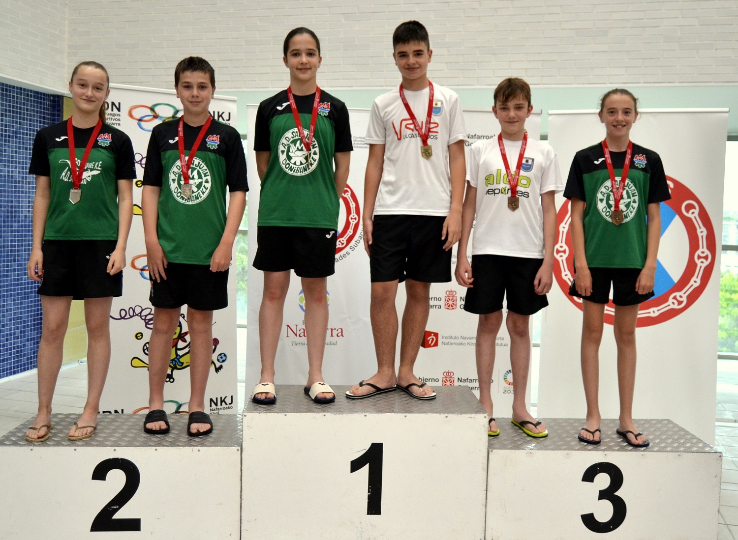 Concluyen los XXXV Juegos Deportivos de Navarra de natación con aletas